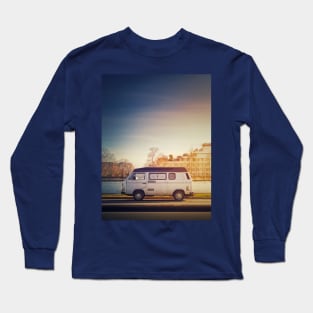 Old van in sunset light Long Sleeve T-Shirt